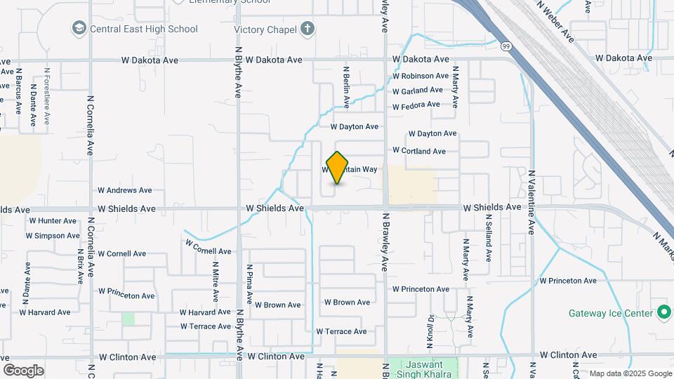 3040 N Sonora Ave Map and Location Details