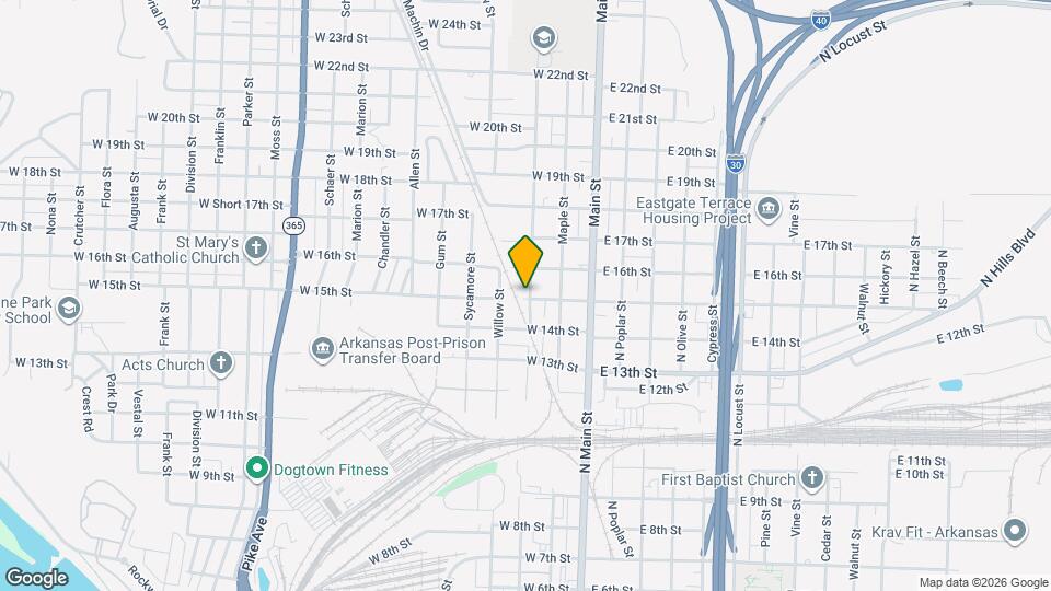 1501 1/2 Orange St Map and Location Details
