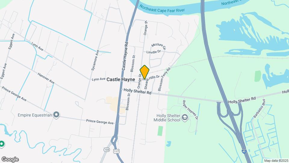 109 Shearin Hills Dr Map and Location Details