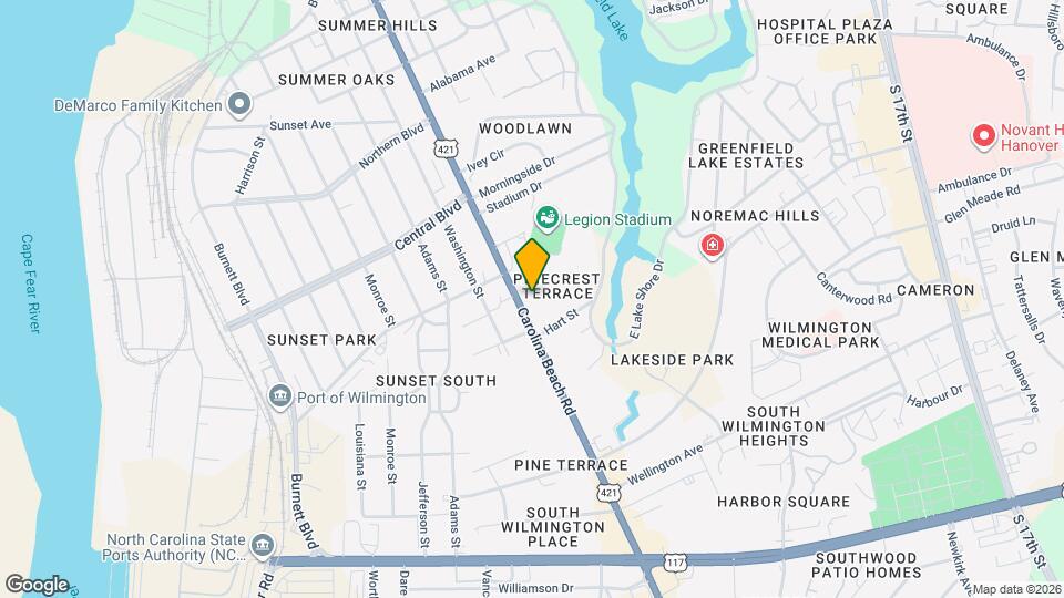 2239-2241 Carolina Beach Rd Map and Location Details