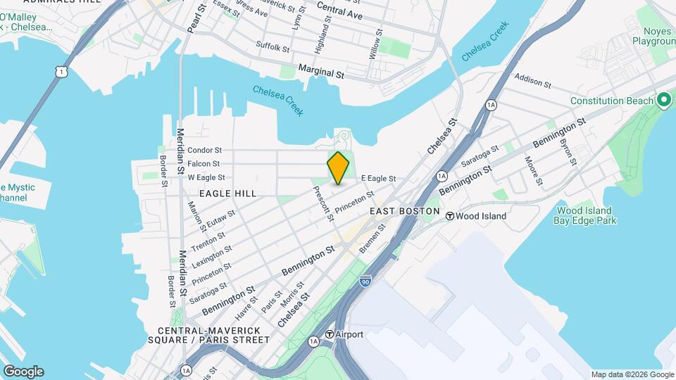 280 Lexington St, Unit 3 Map and Location Details