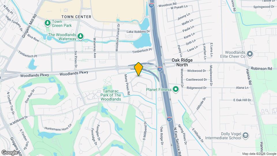25 N Deerfoot Cir Map and Location Details