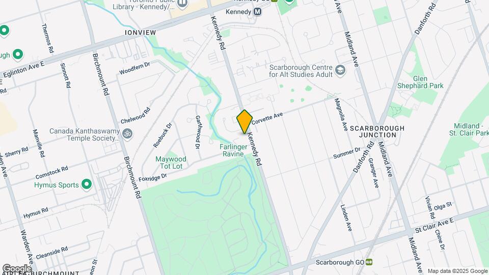 644 Kennedy Rd Map and Location Details