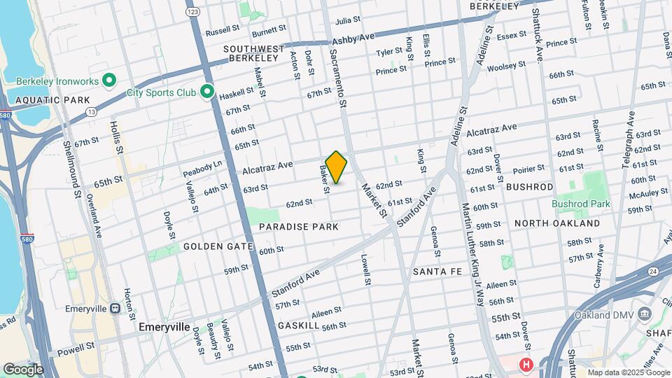 972 62nd St Map and Location Details