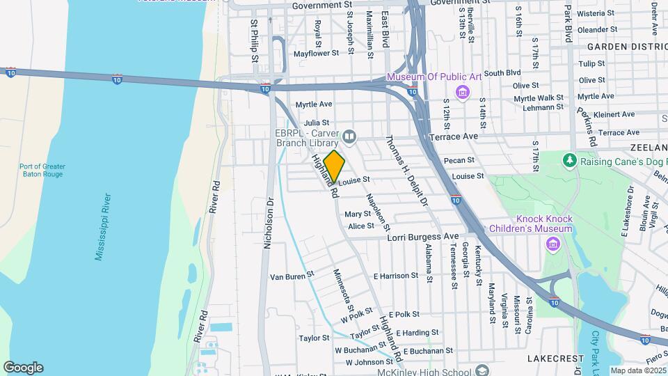 1551 Highland Rd Map and Location Details
