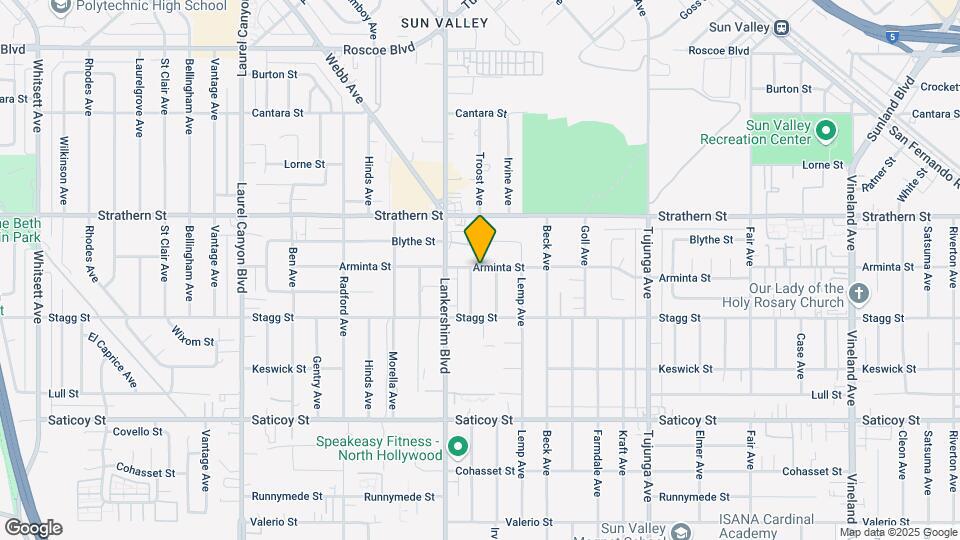 11648 Arminta St Map and Location Details