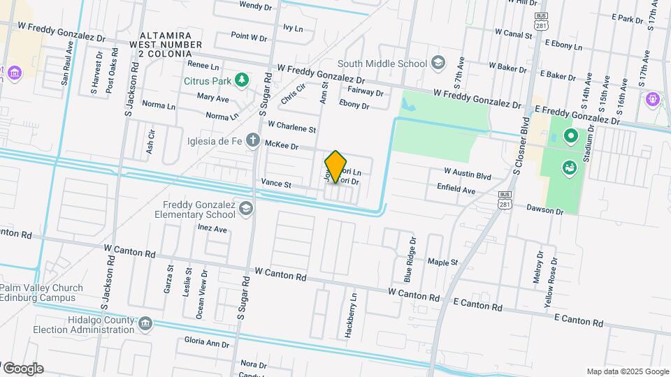 2115 Ichabod Ln Mapa y Detalles de la Ubicación