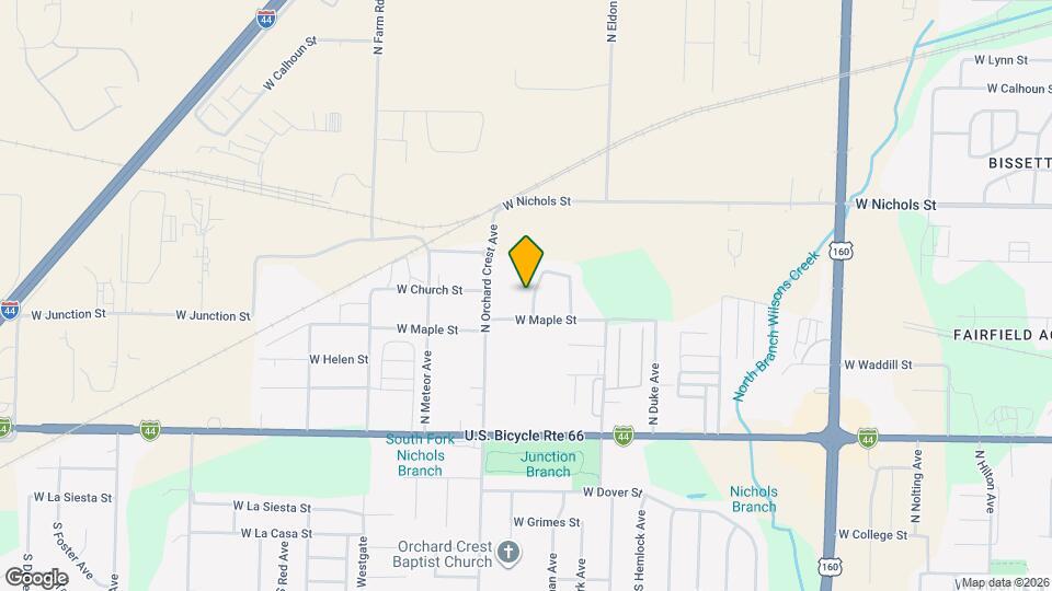 709 N Elder Ave Map and Location Details