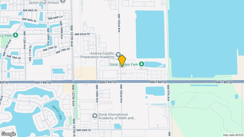 7550 NW 101st Ct Map and Location Details
