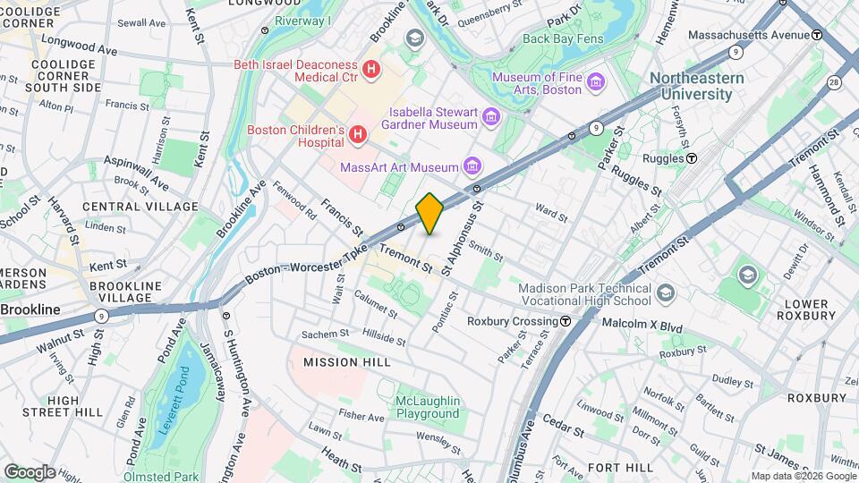 21 Worthington St, Unit 1 Map and Location Details