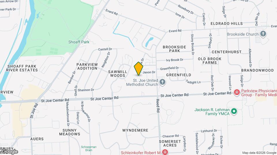 Shoaff Park Villas Map and Location Details