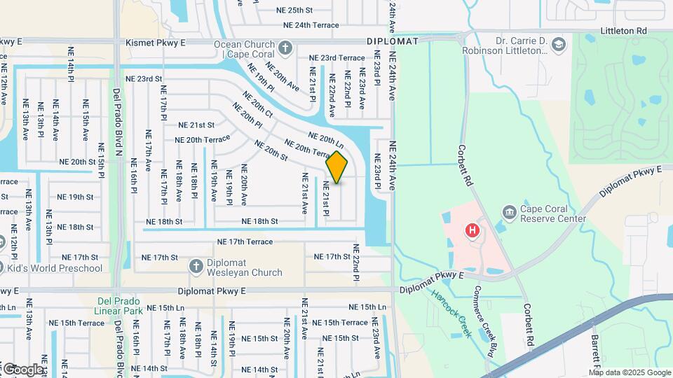 1906 NE 22nd Ave Map and Location Details