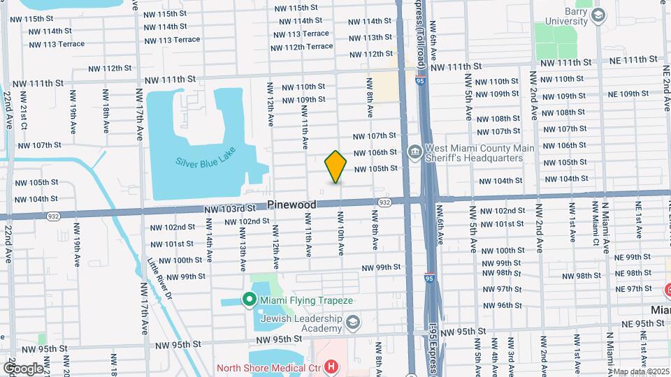 10380 NW 10th Ave Map and Location Details