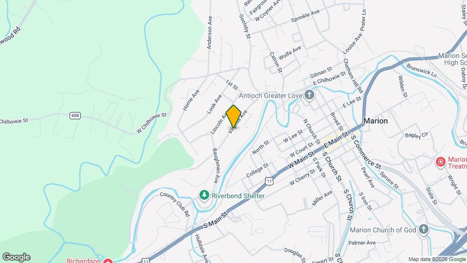 520 Virginia Ave Mapa y Detalles de la Ubicación