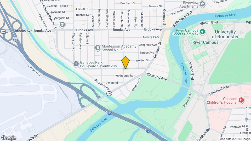 117 Genesee Park Blvd, Unit 117 Genesee Park Blvd. Mapa y Detalles de la Ubicación