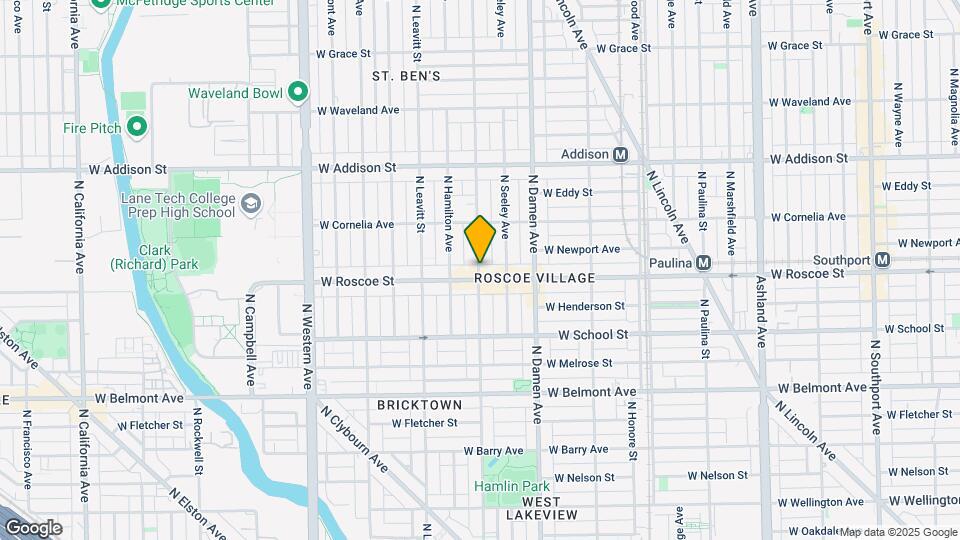 2058 West Roscoe Map and Location Details