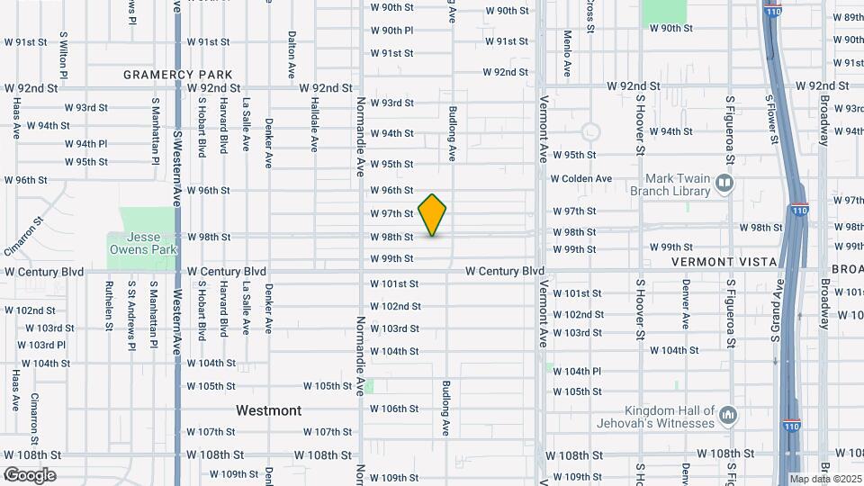 1226 W 98th St Map and Location Details