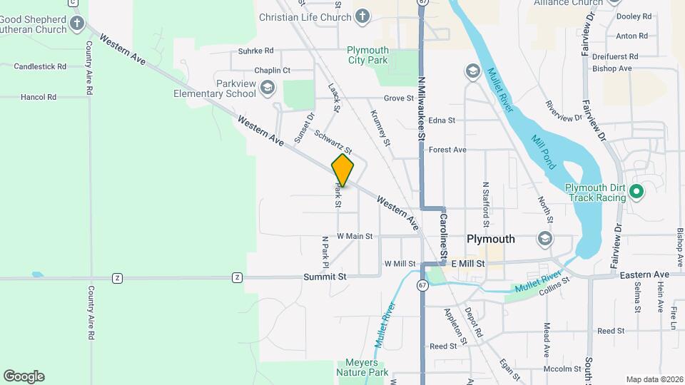 331 Park St, Unit Lower Map and Location Details