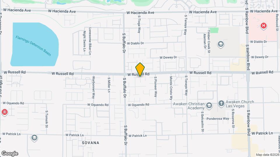 5741 S Tioga Way Map and Location Details