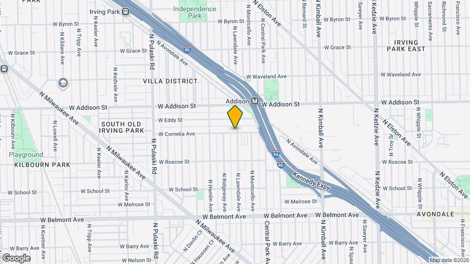 3702 W Cornelia Ave Map and Location Details