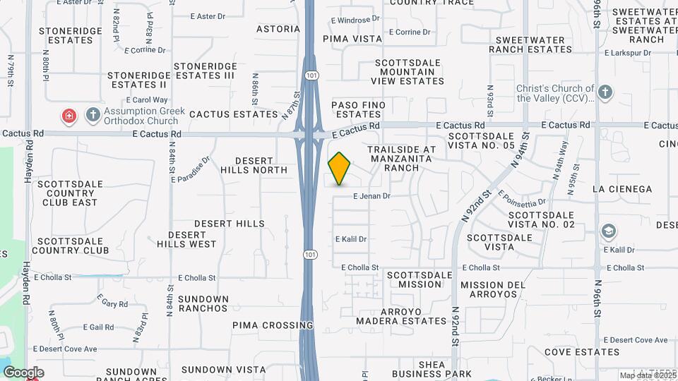 8829 E Riviera Dr Map and Location Details