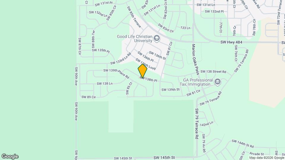 8398 SW 138th Pl Map and Location Details