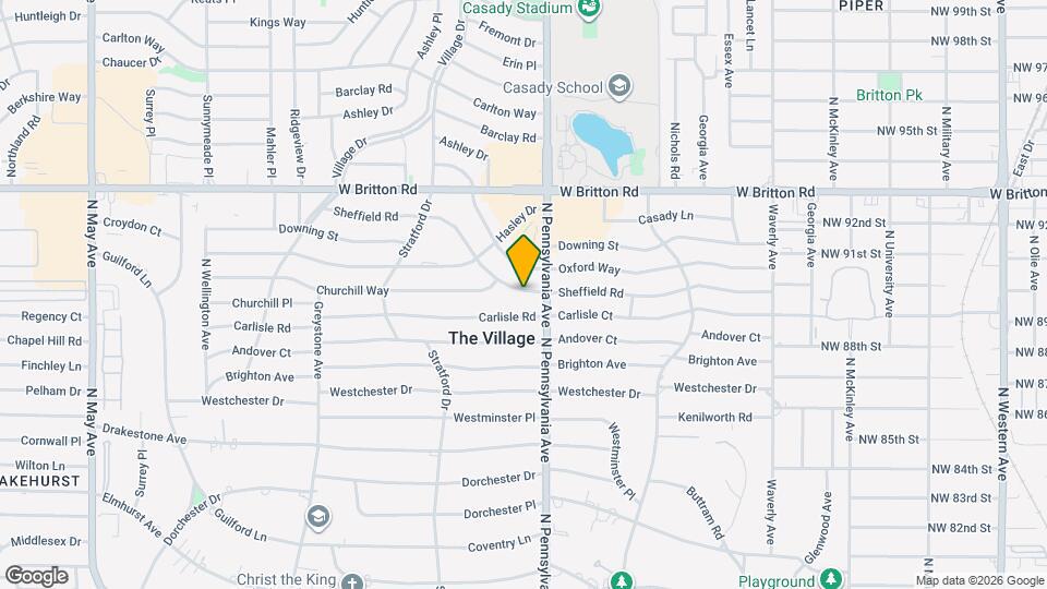 1708 Sheffield Rd Map and Location Details
