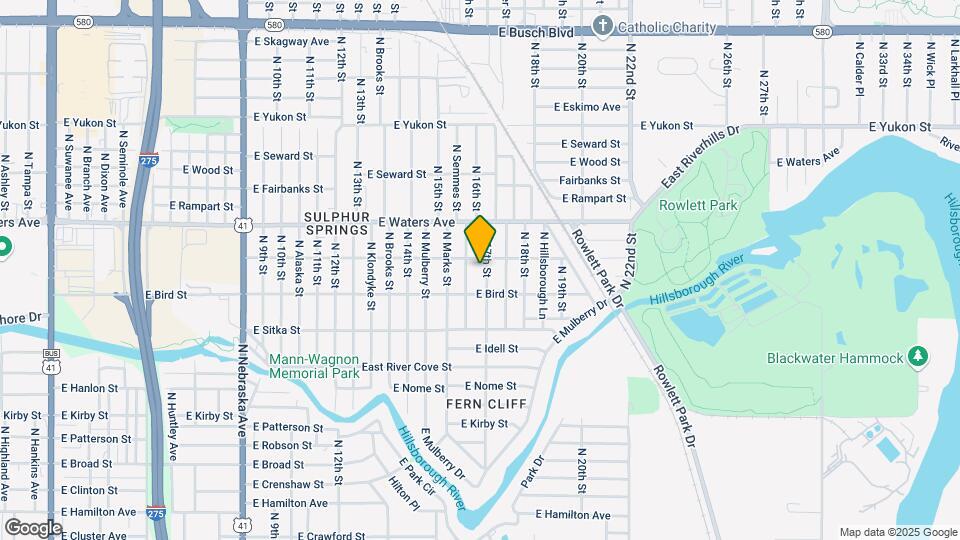 8214 N 17th St Map and Location Details