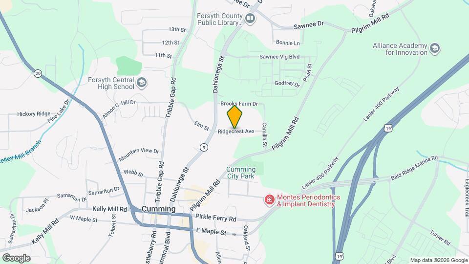 115 Ridgecrest Ave Map and Location Details