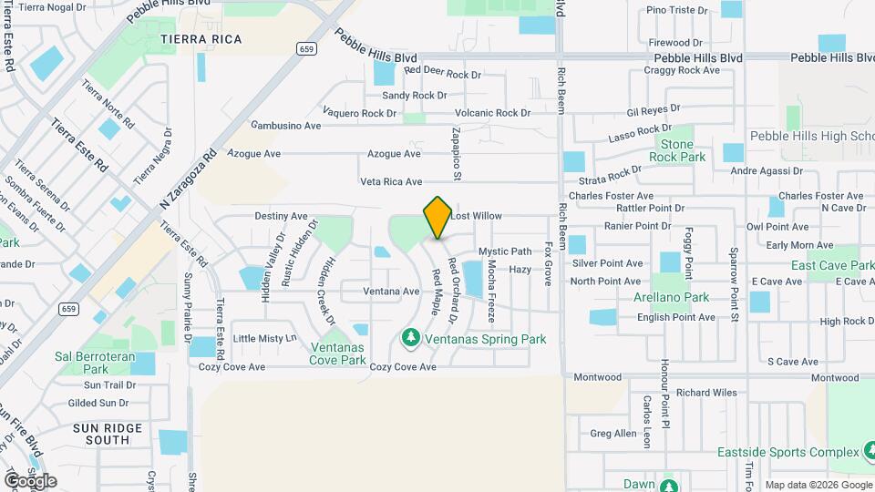 3203 Red Orchard Dr Mapa y Detalles de la Ubicación