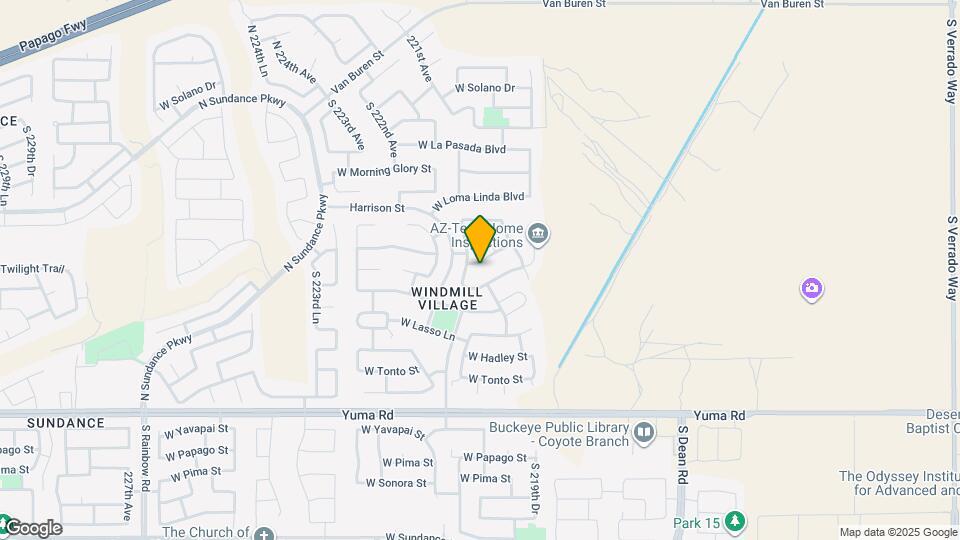 22043 W Shadow Dr Map and Location Details