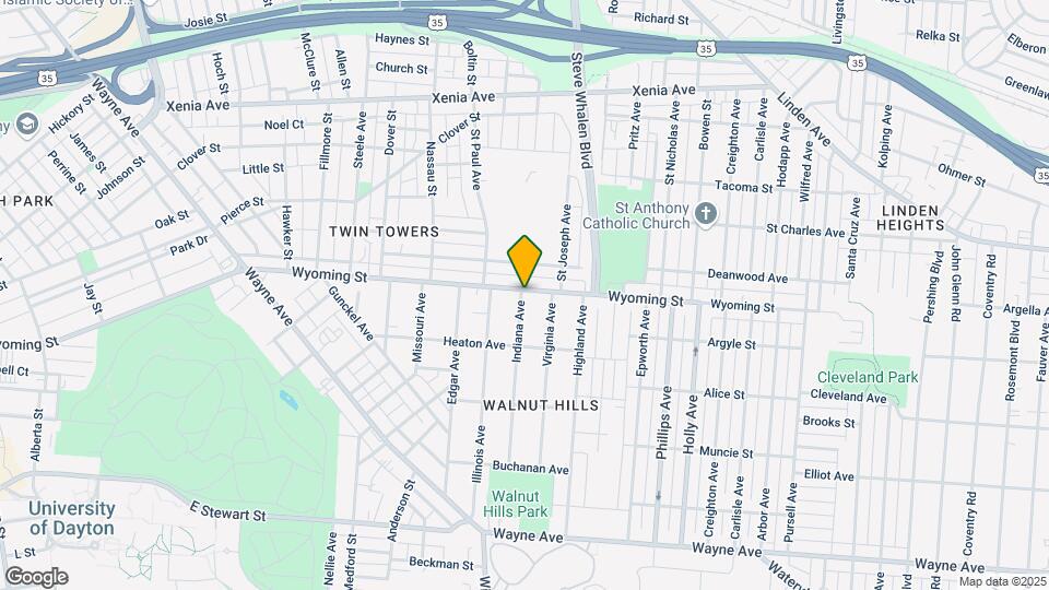 1400 Wyoming St Map and Location Details