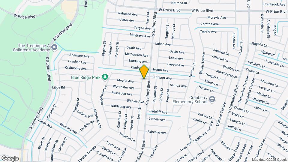 2124 Briant St Mapa y Detalles de la Ubicación