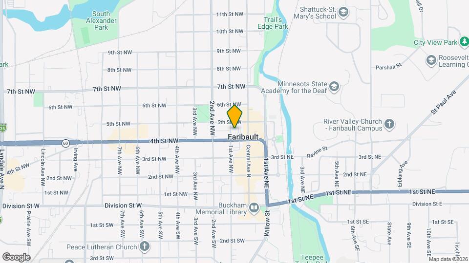 417 1st Ave NW Mapa y Detalles de la Ubicación