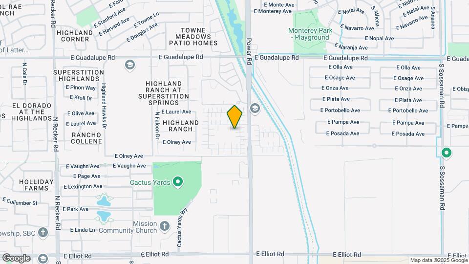 500 N Ranger Trail Map and Location Details