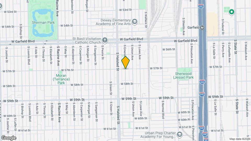 5703 S Emerald Ave Map and Location Details