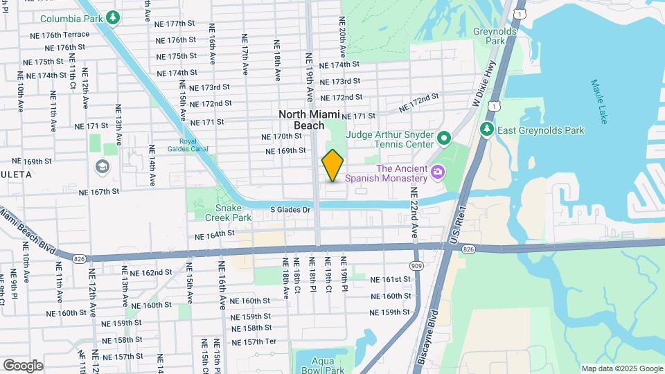 1940 NE 167th Map and Location Details