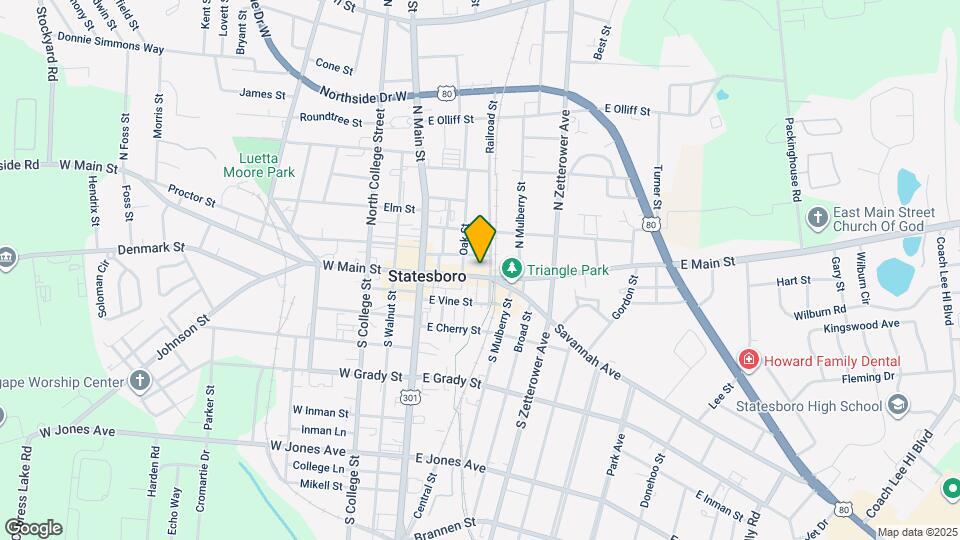 61 E Main St Map and Location Details