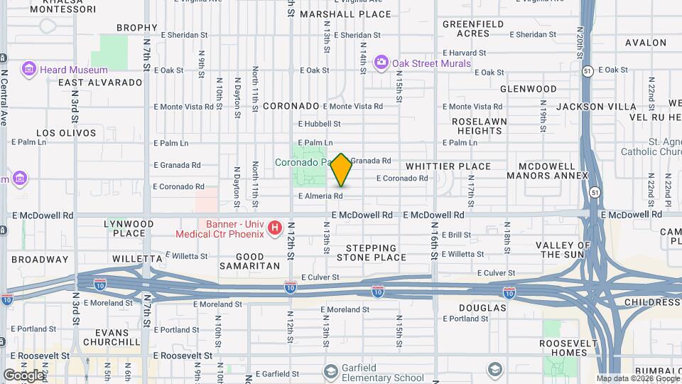1318 E Almeria Rd, Unit SI ID1558607P Map and Location Details