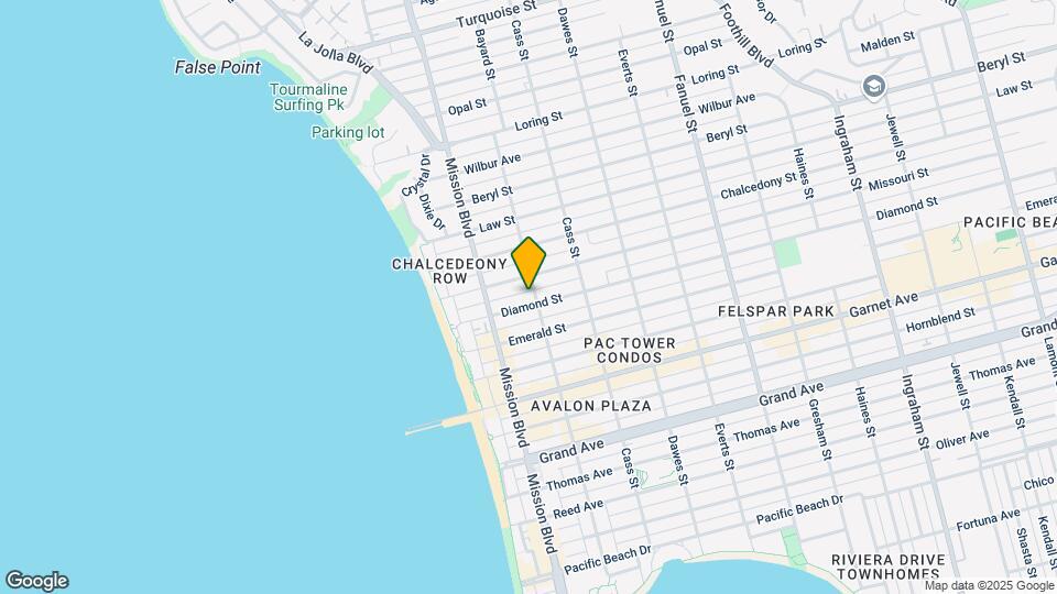 870 Diamond St Mapa y Detalles de la Ubicación