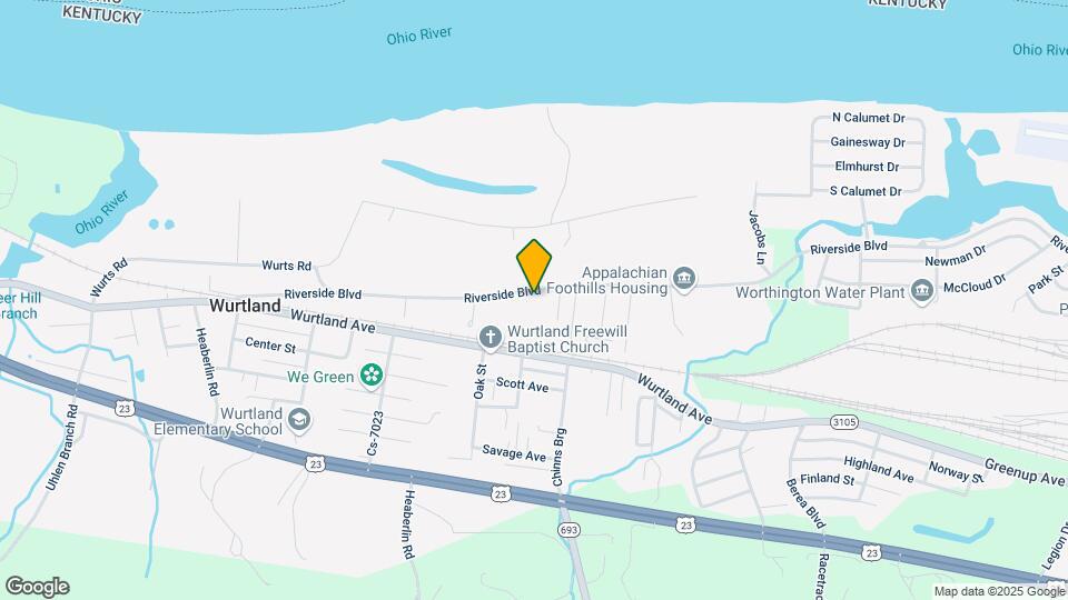 1104 Riverside Blvd Map and Location Details