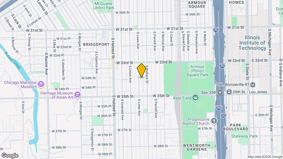 3363 S Lowe Ave, Unit 2nd Floor Map and Location Details