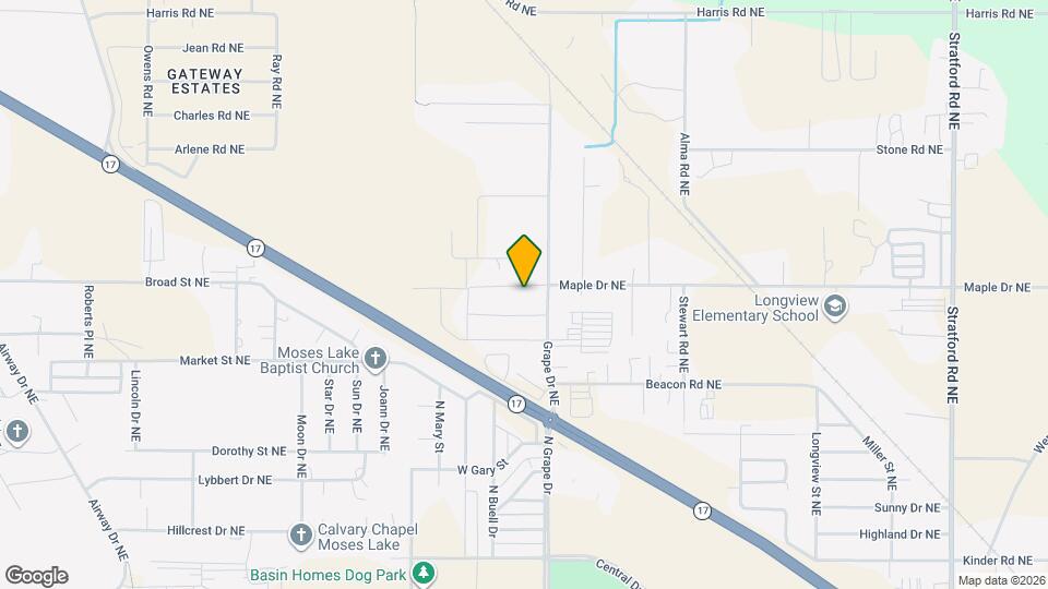 1013 W Maple Dr Map and Location Details