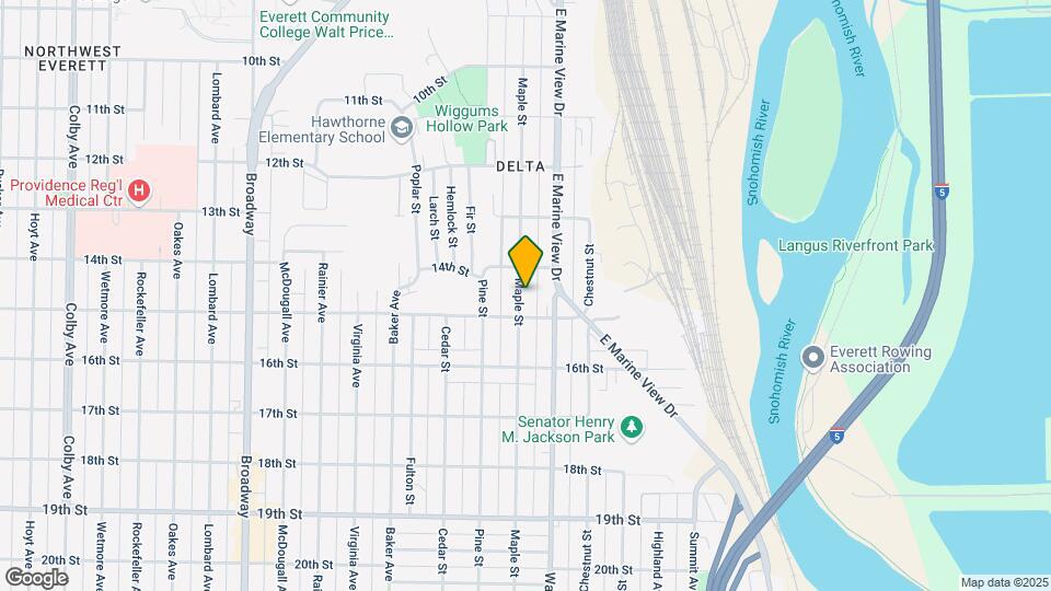 1421 Maple St Map and Location Details