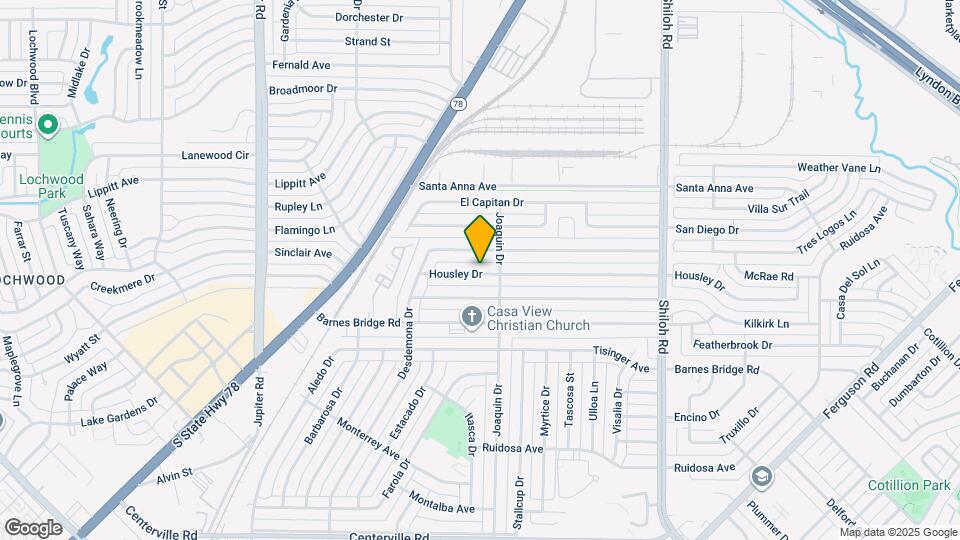 2207 Housley Dr Map and Location Details