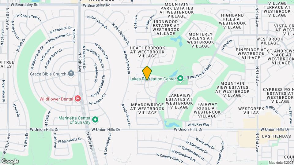 19110 N 97th Ln Map and Location Details