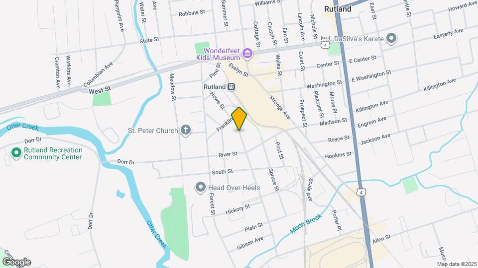 87 Granger St Map and Location Details