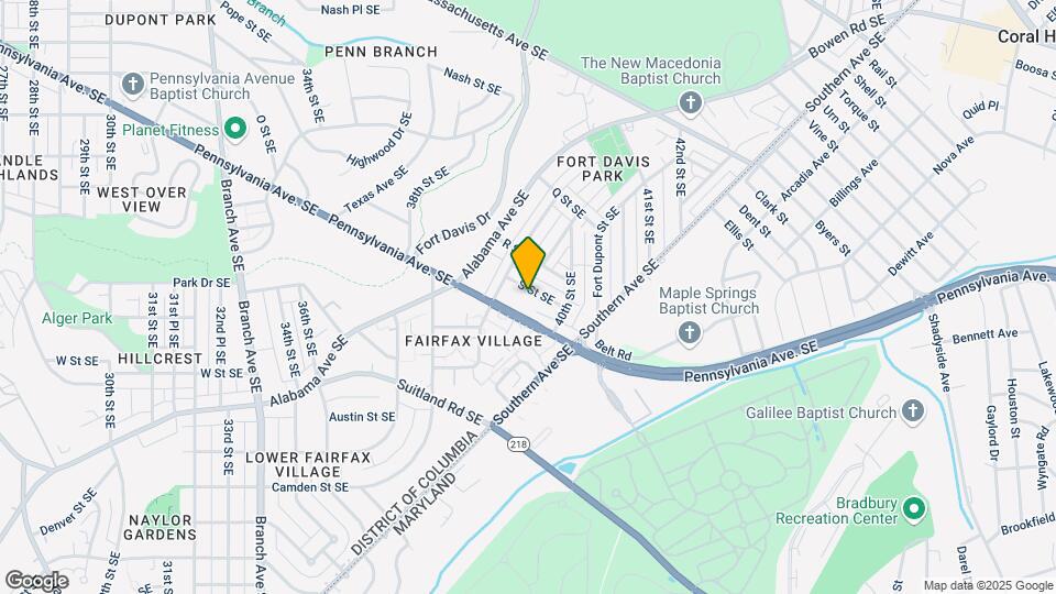 3937 S St SE, Unit #A6 Mapa y Detalles de la Ubicación