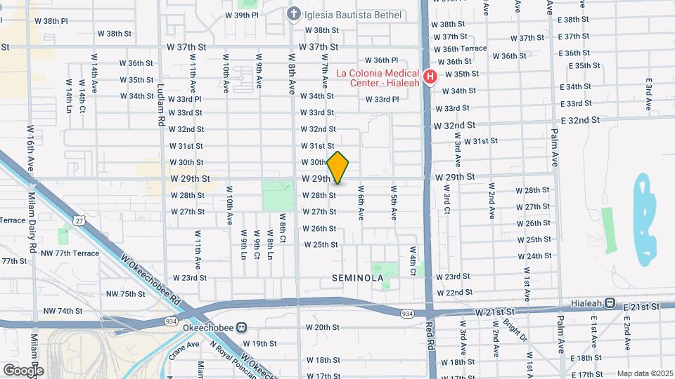 675 W 28th St Map and Location Details