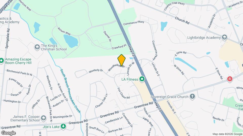 608 Woodhollow Dr, Unit 608 Map and Location Details